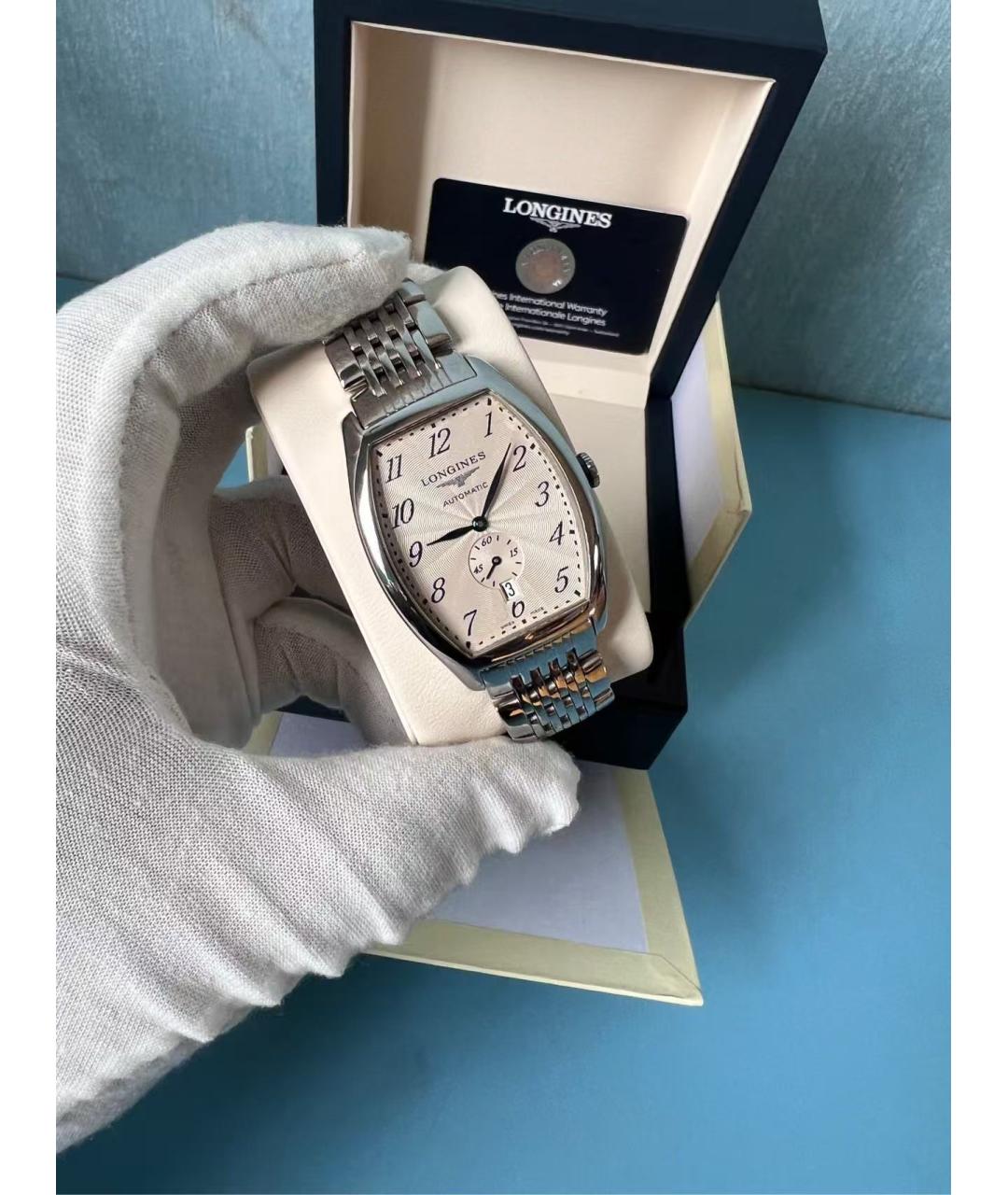 LONGINES Серебряные стальные часы, фото 4