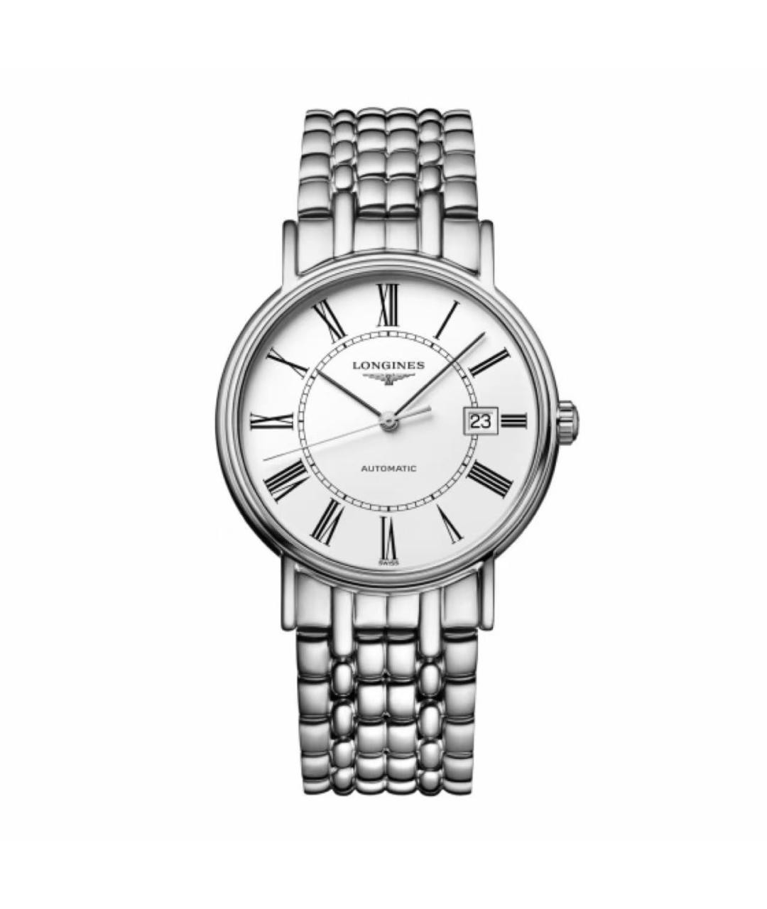 LONGINES Серебряные стальные часы, фото 1