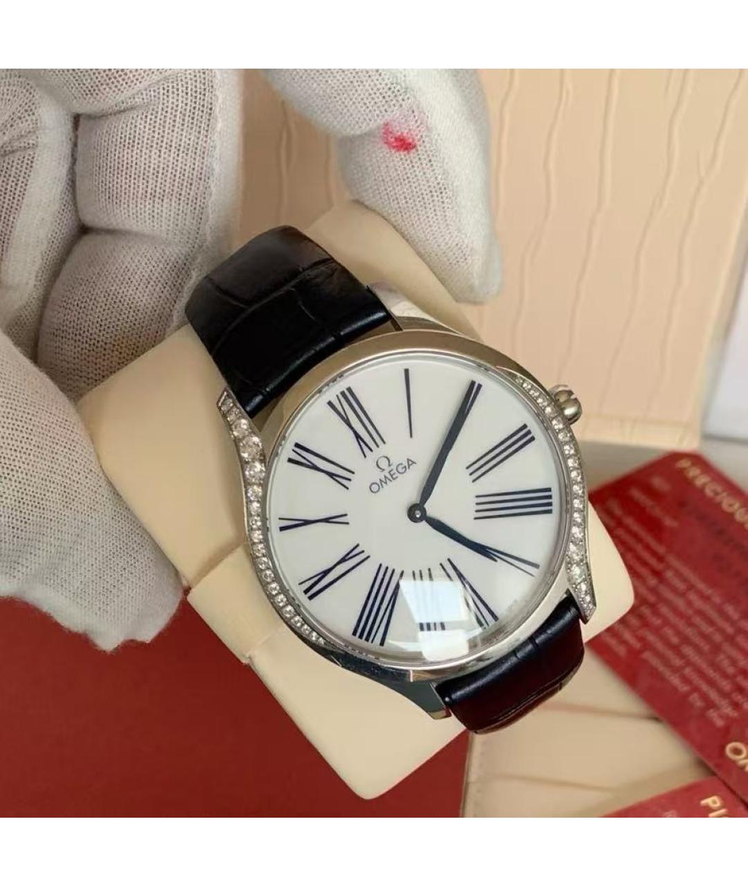 OMEGA Серебряные часы, фото 3