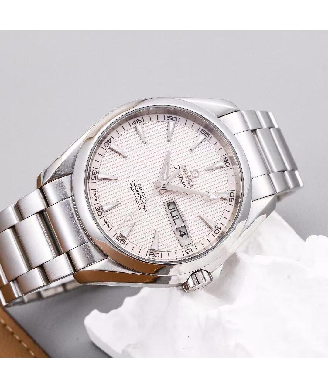 OMEGA Серебряные часы, фото 2
