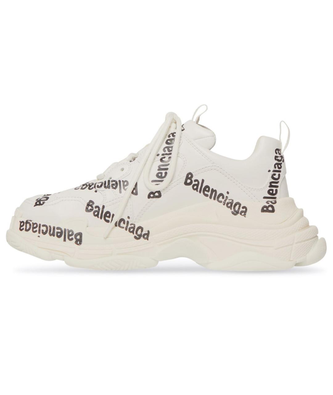 BALENCIAGA Белые кроссовки, фото 2