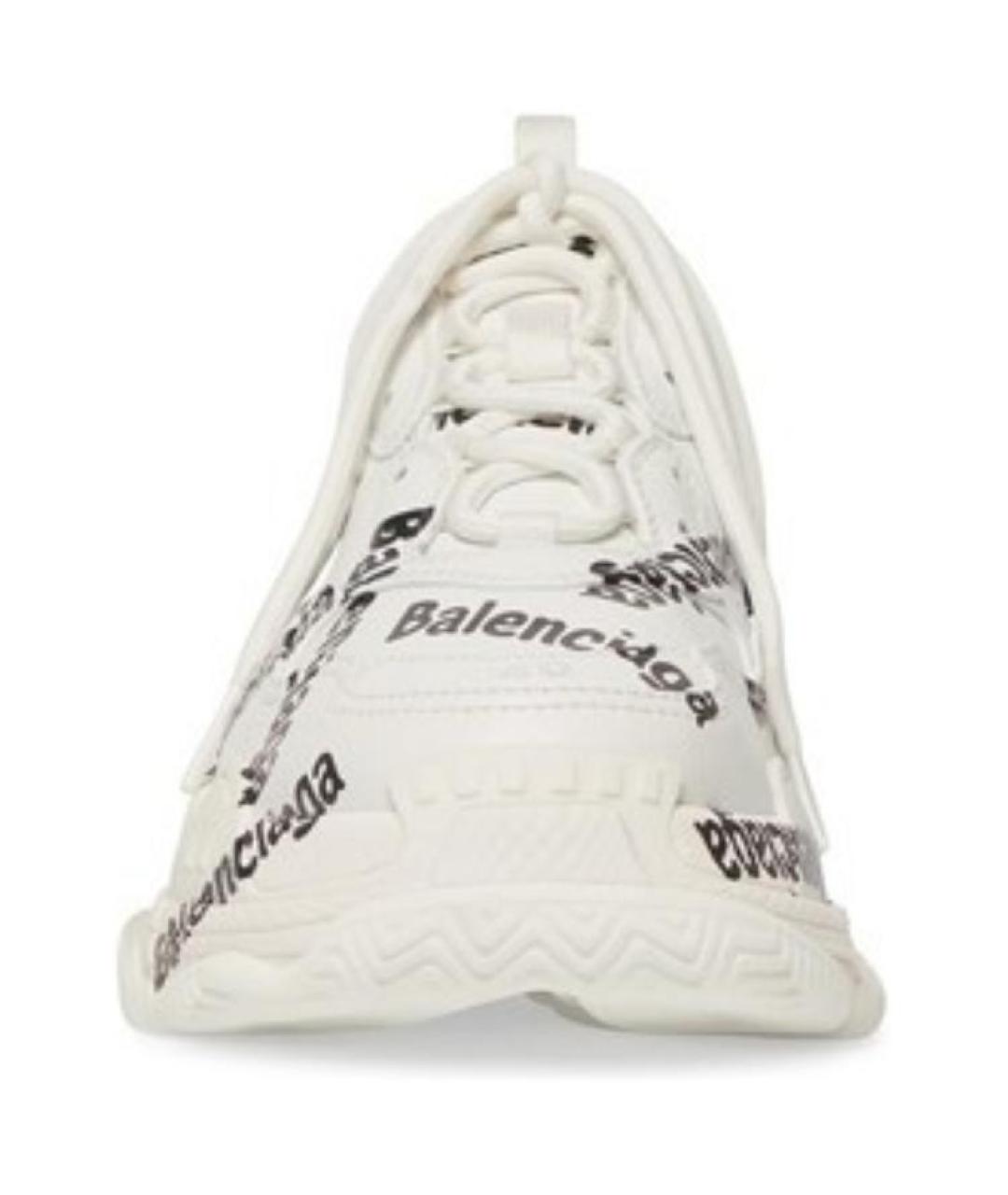 BALENCIAGA Белые кроссовки, фото 4