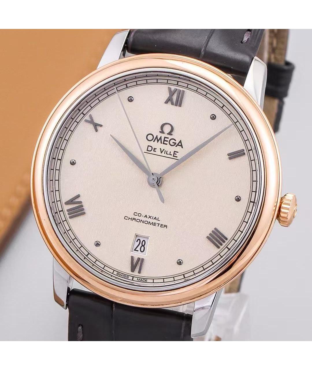 OMEGA Серебряные часы, фото 4