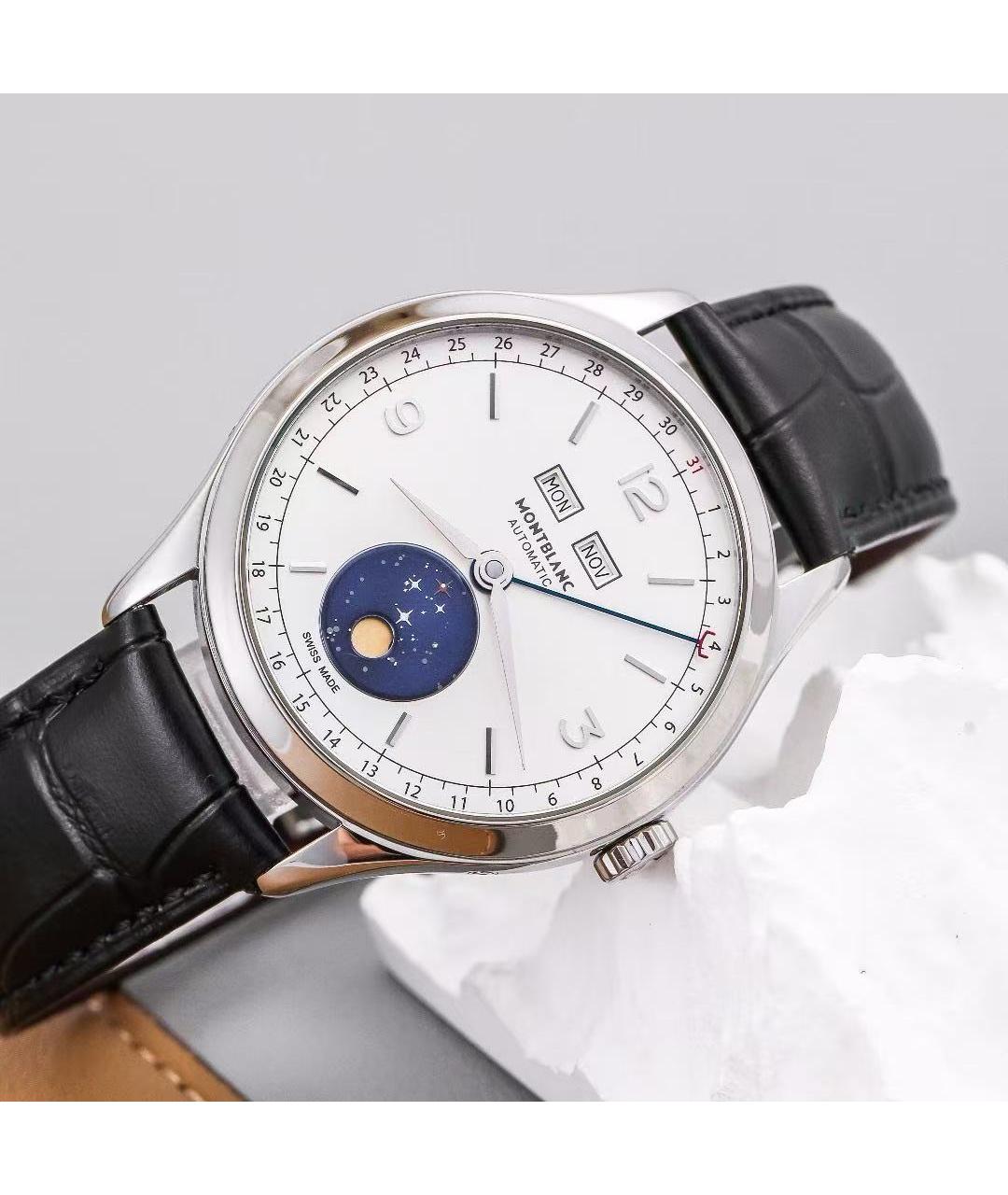 MONTBLANC Серебряные часы, фото 3