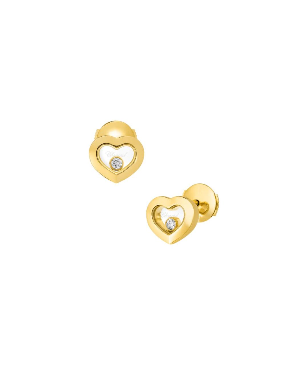 CHOPARD Желтые серьги из желтого золота, фото 2