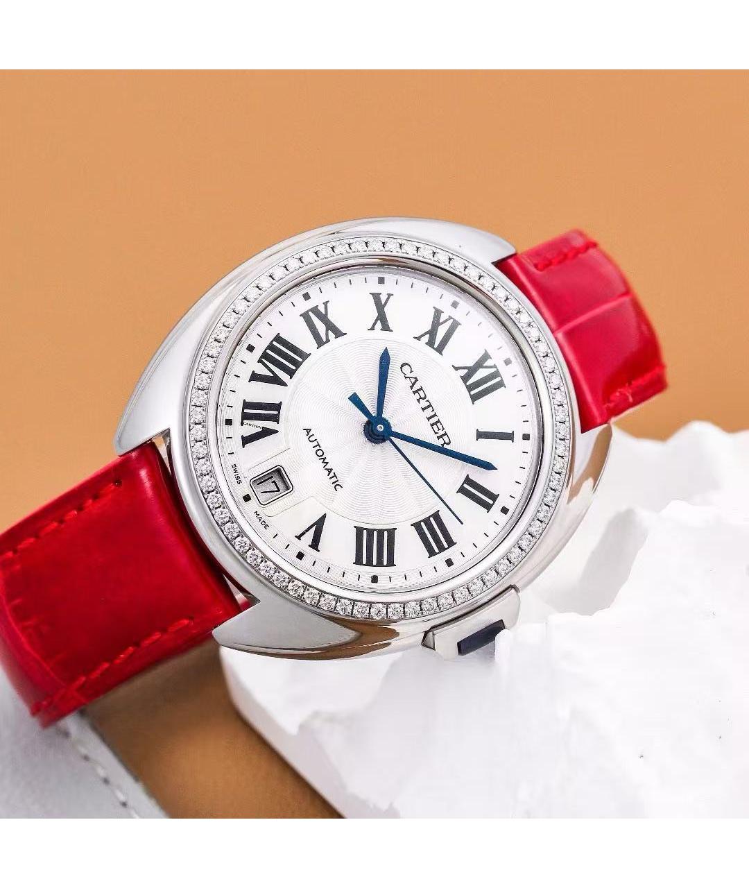 CARTIER Серебряные часы, фото 3