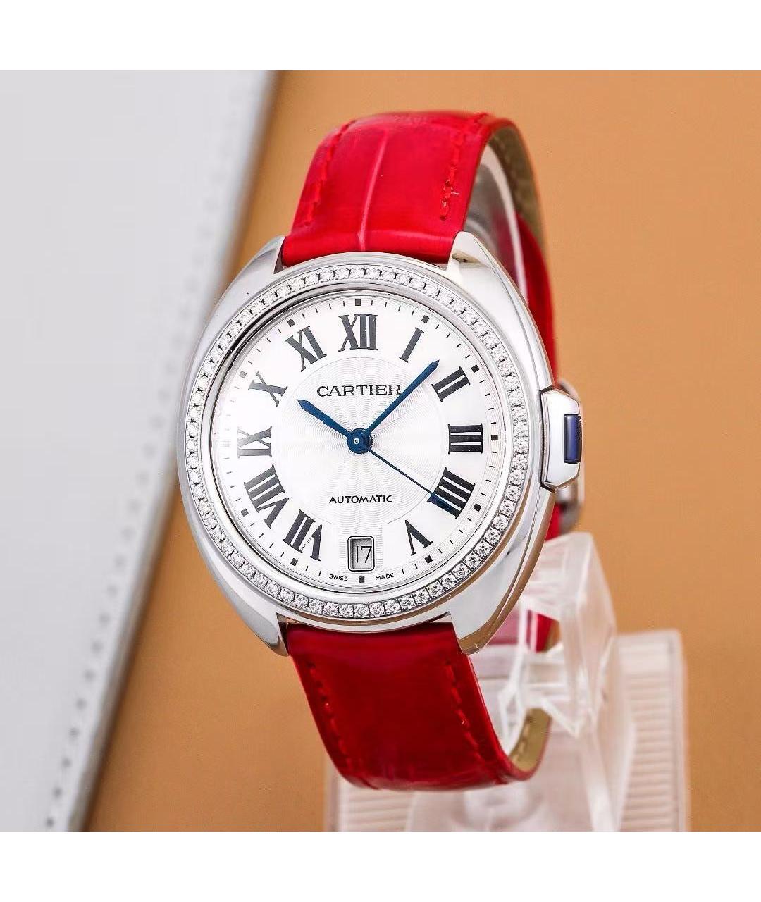 CARTIER Серебряные часы, фото 2