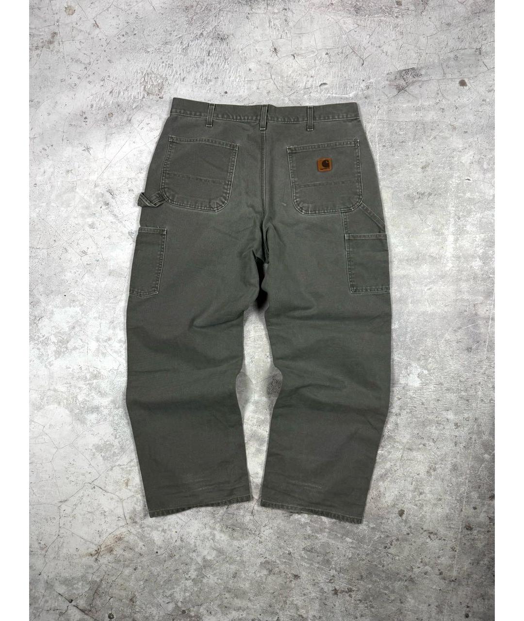 CARHARTT Хаки хлопковые джинсы, фото 2