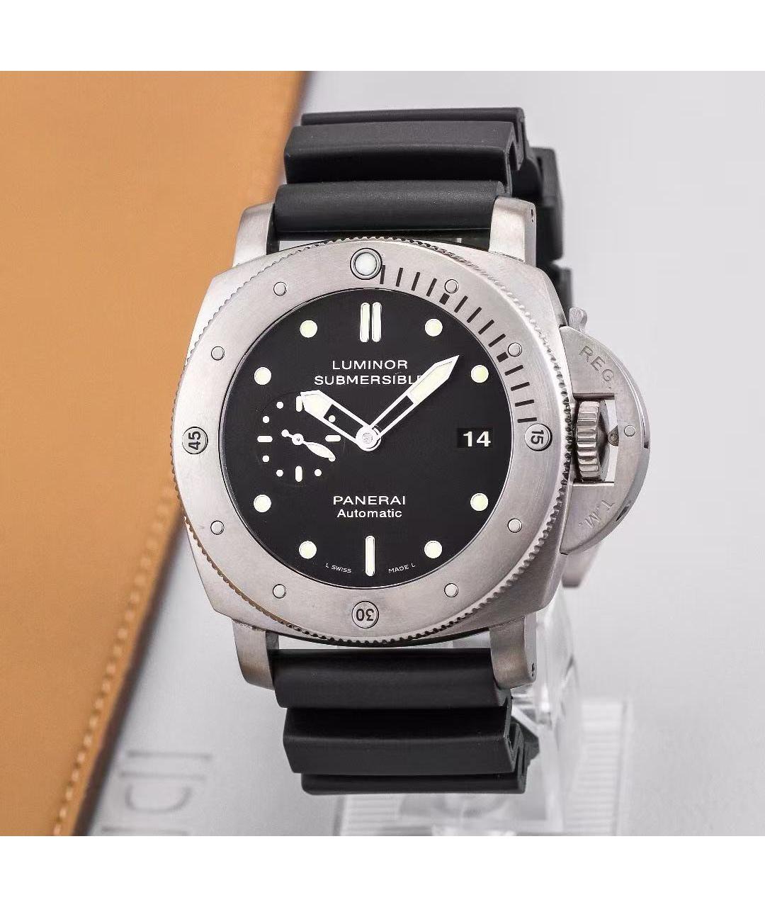 PANERAI Черные часы, фото 2