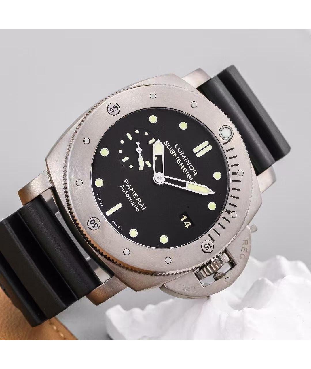PANERAI Черные часы, фото 3