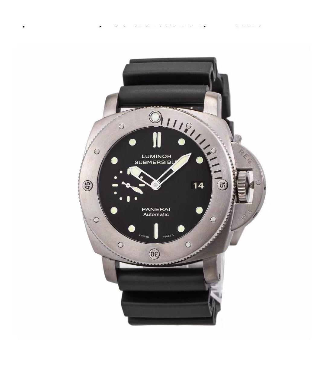 PANERAI Черные часы, фото 1