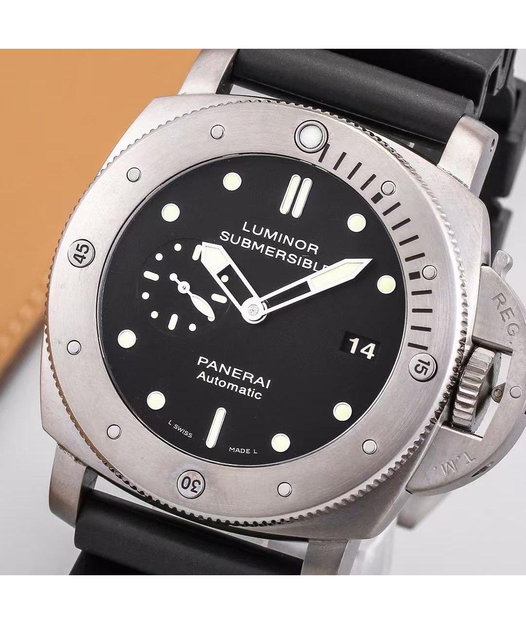 PANERAI Черные часы, фото 4