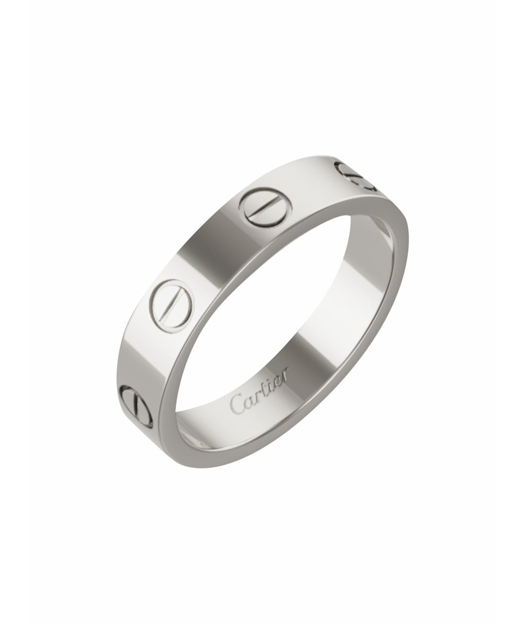 CARTIER Белое кольцо из белого золота, фото 1