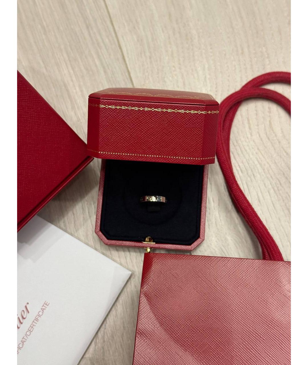 CARTIER Белое кольцо из белого золота, фото 3