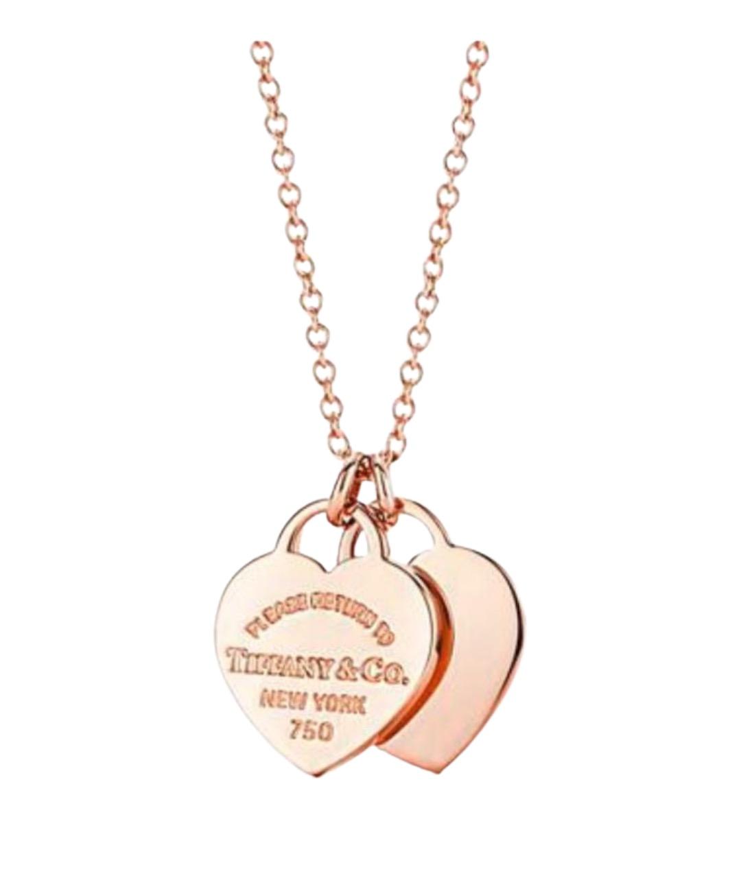 TIFFANY&CO Розовая подвеска из розового золота, фото 1