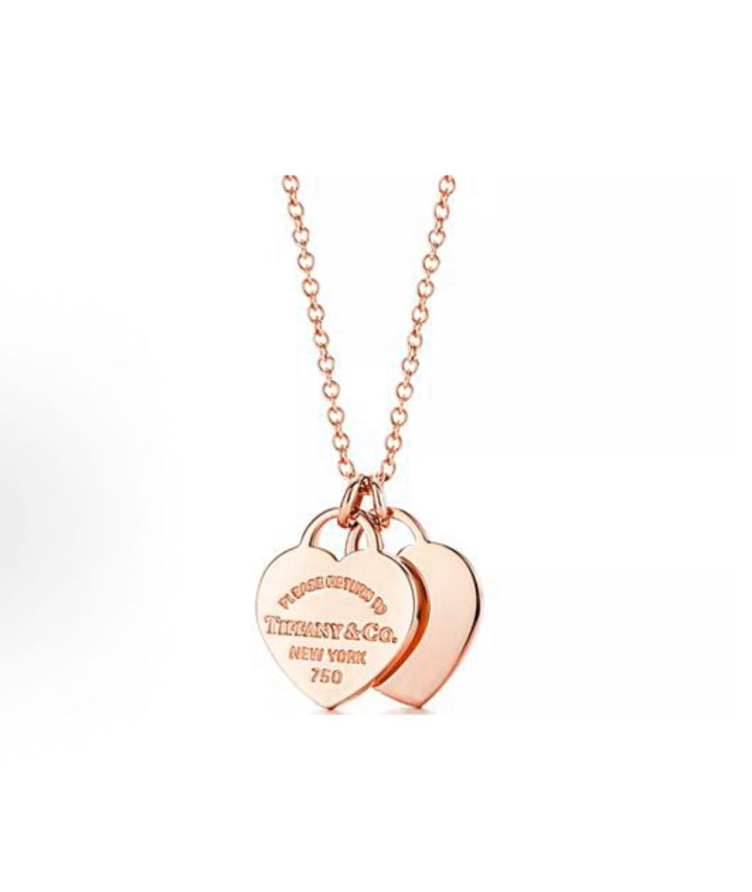 TIFFANY&CO Розовая подвеска из розового золота, фото 4