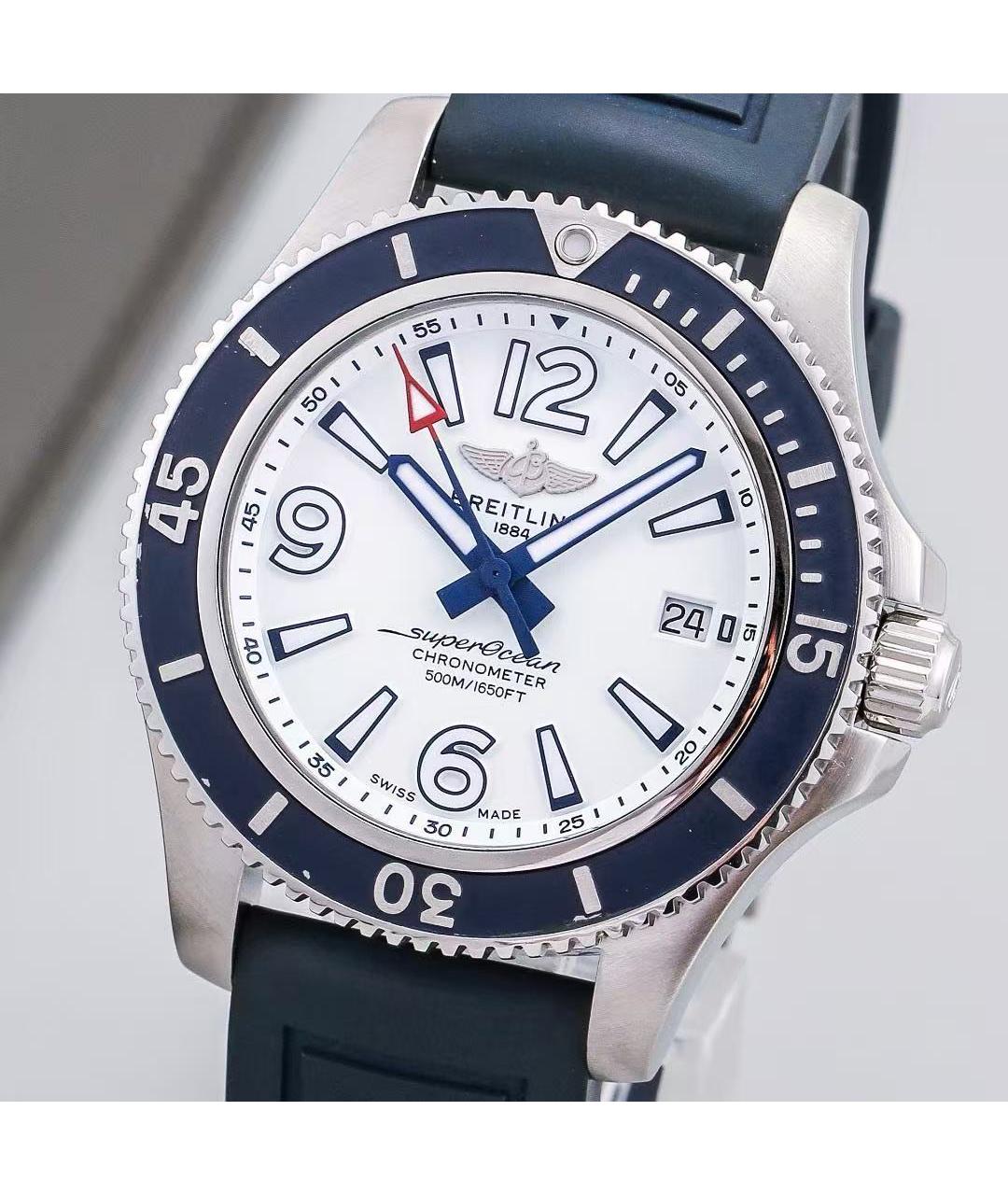BREITLING Серебряные часы, фото 4