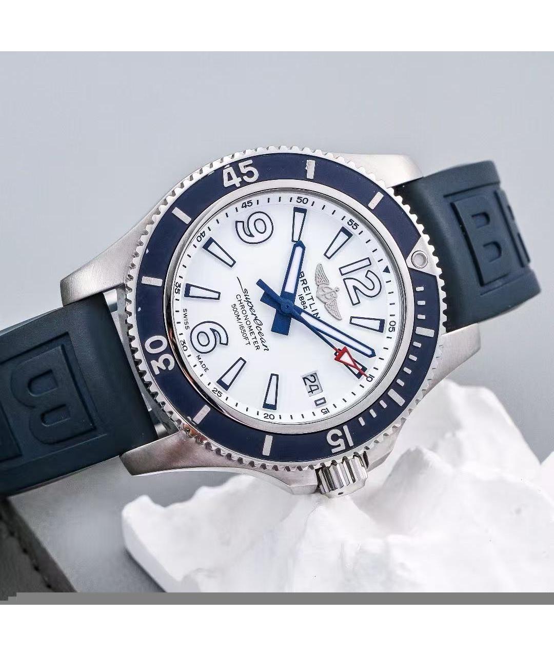 BREITLING Серебряные часы, фото 3