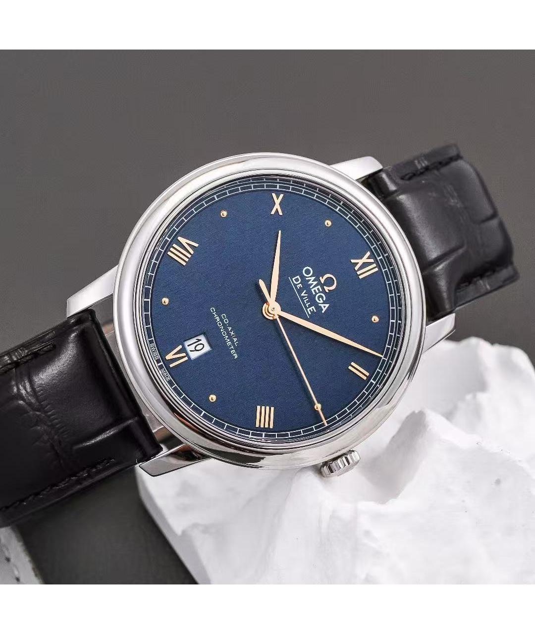 OMEGA Серебряные часы, фото 3