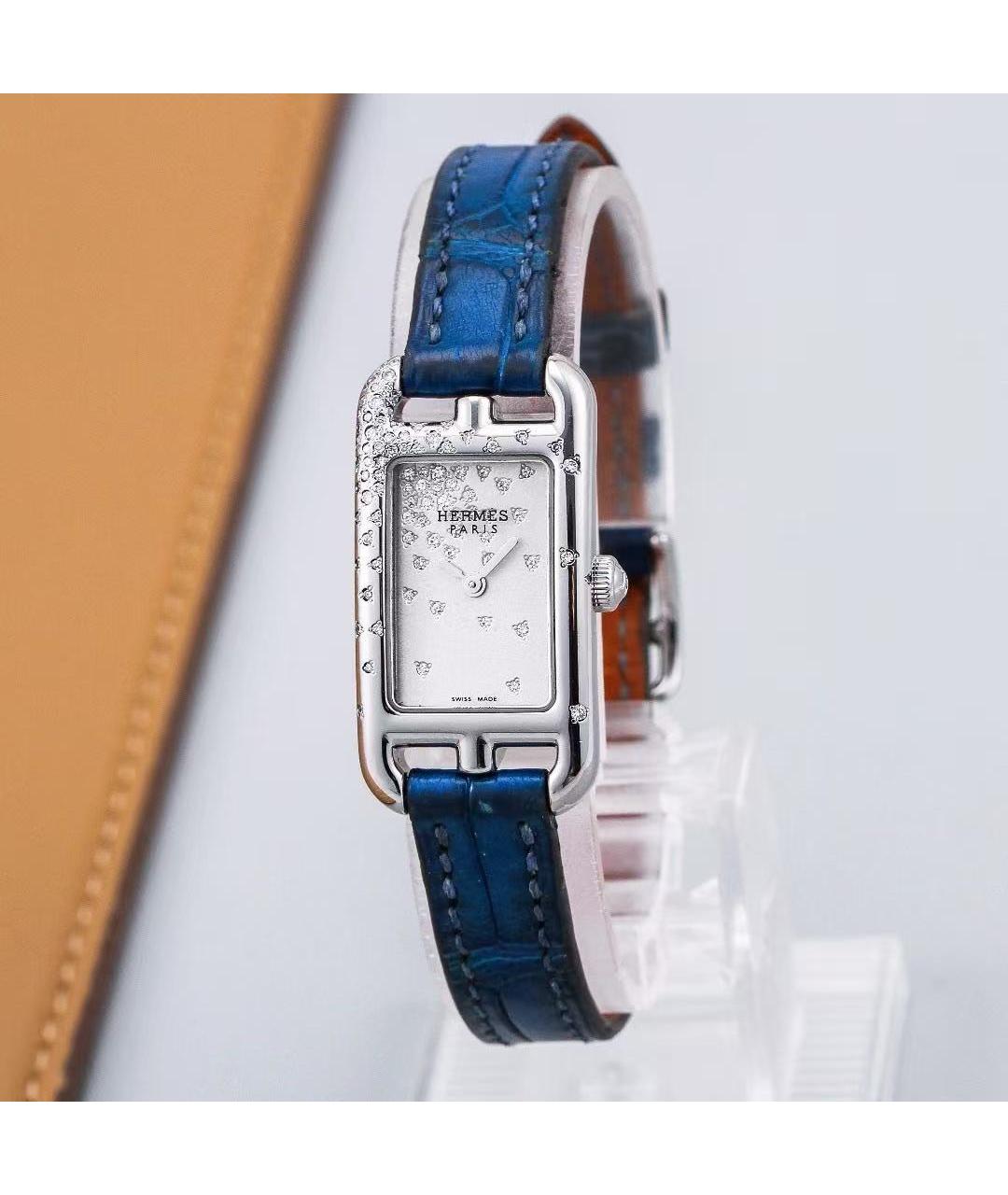 HERMES Серебряные часы, фото 2