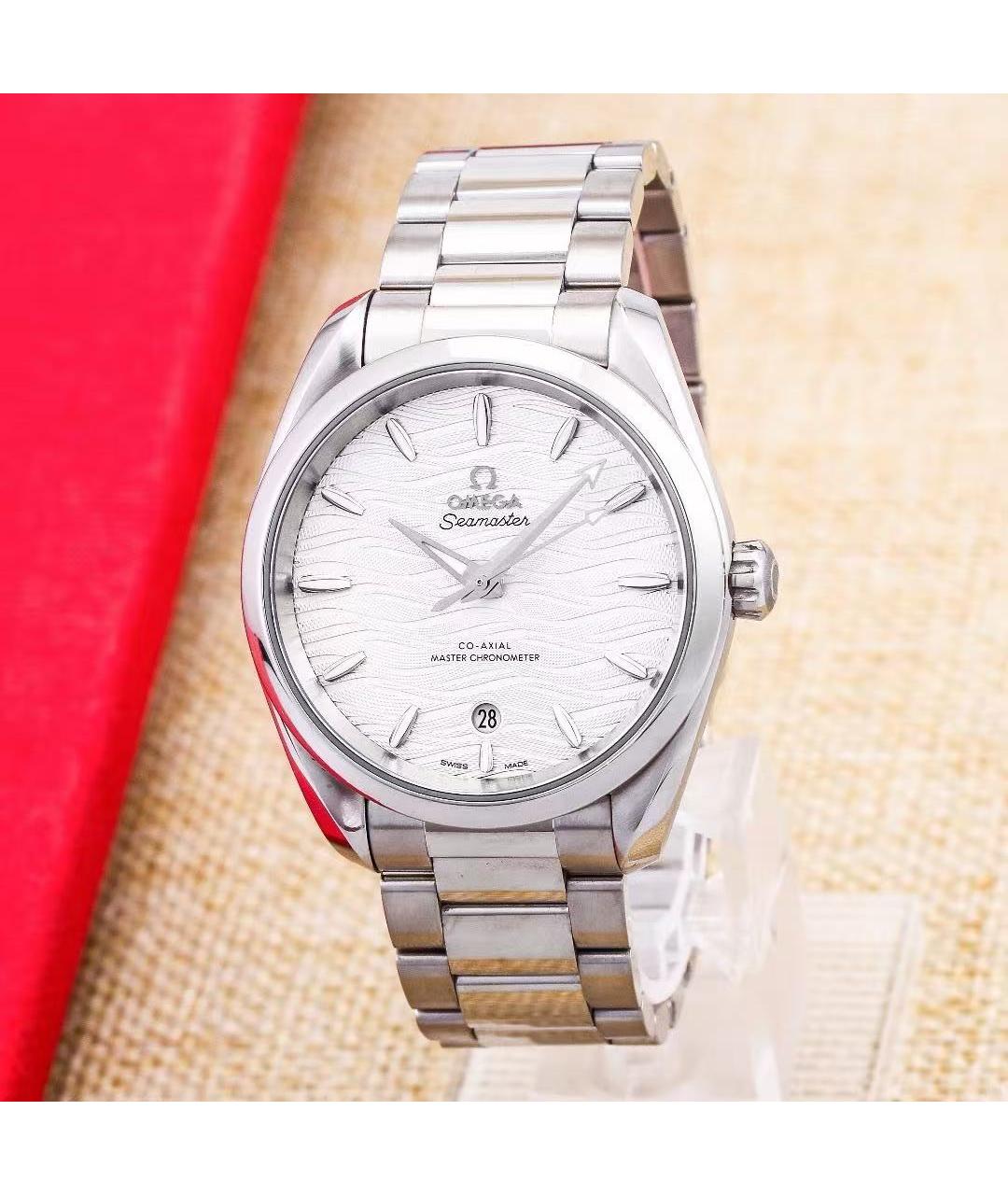 OMEGA Серебряные часы, фото 2