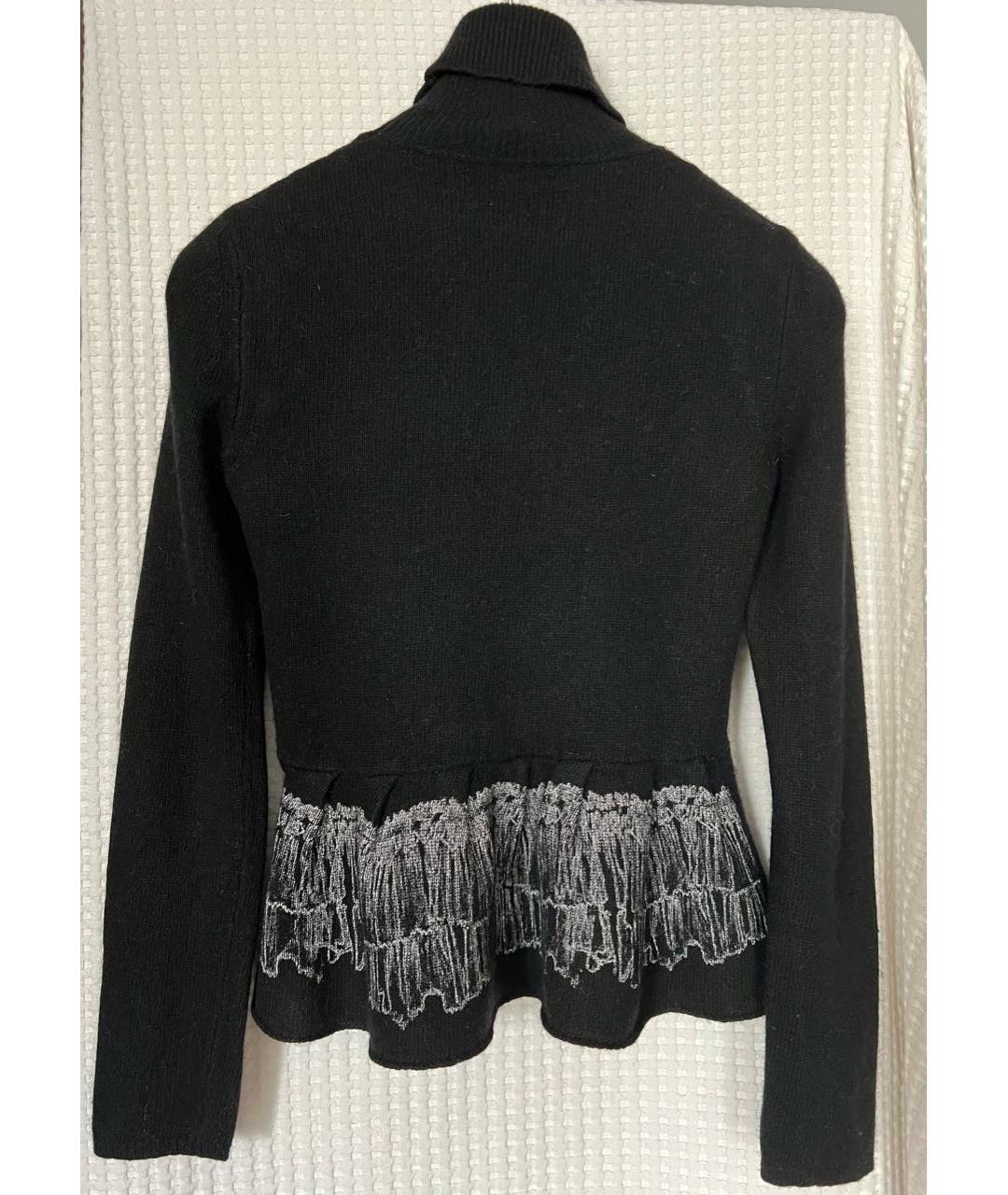RED VALENTINO Черный кашемировый джемпер / свитер, фото 2