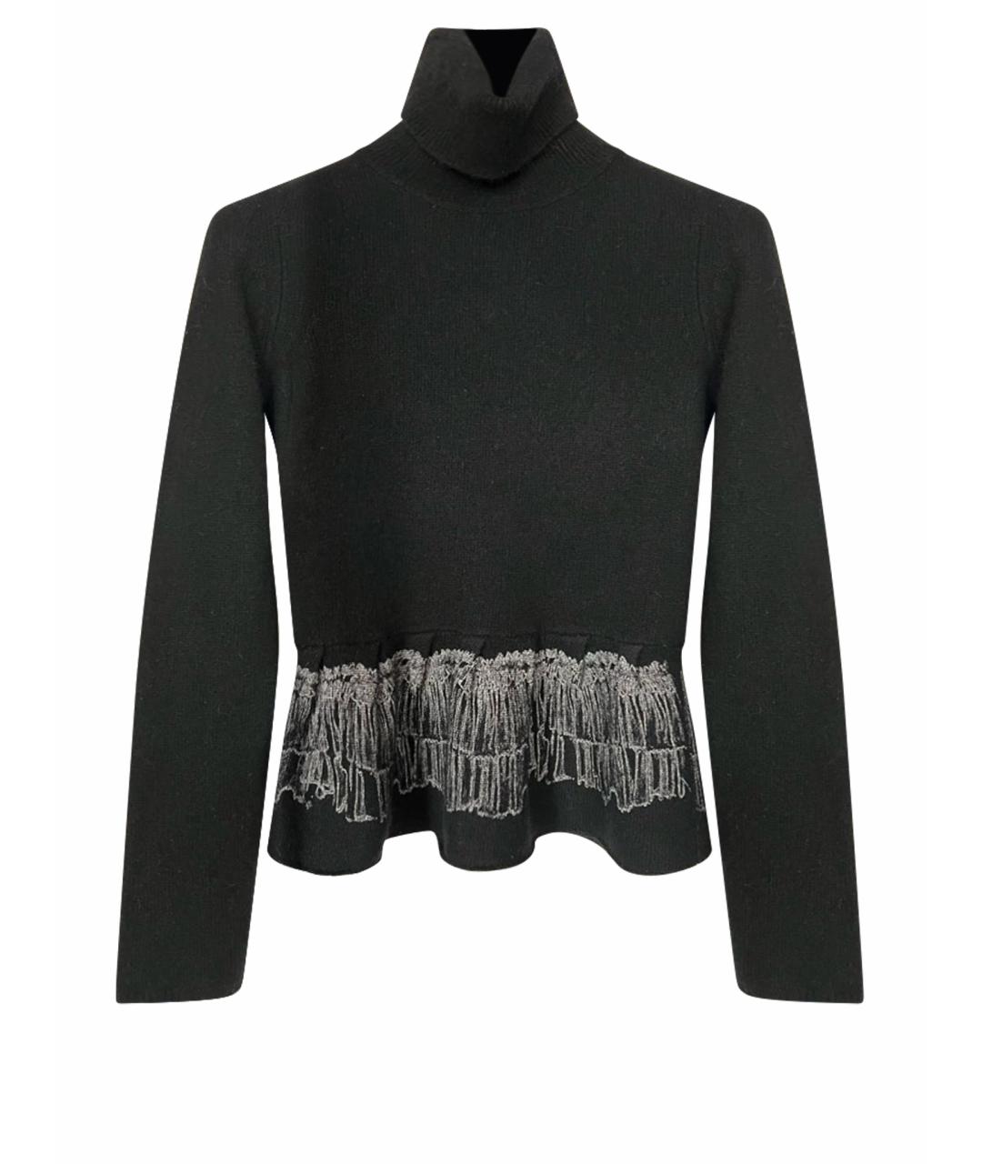 RED VALENTINO Черный кашемировый джемпер / свитер, фото 1