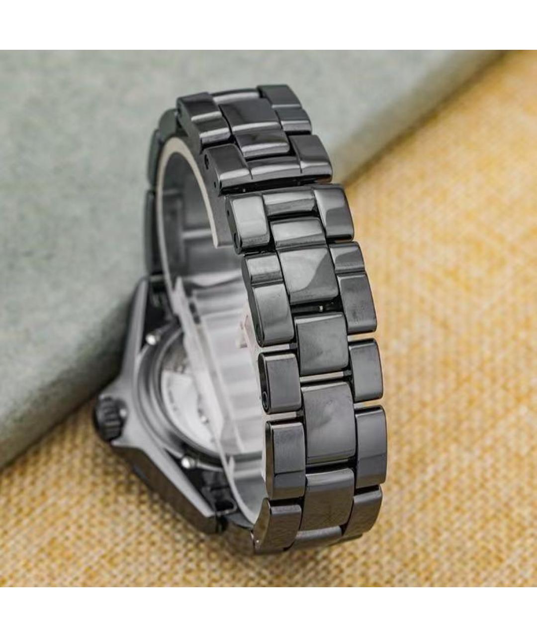 CHANEL Черные часы, фото 5