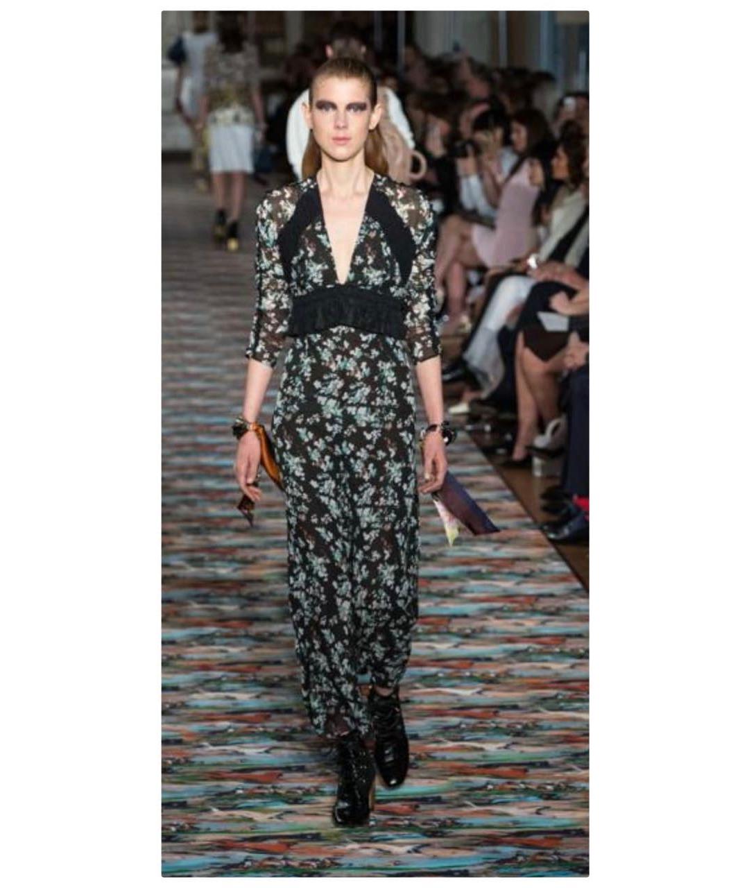 CHRISTIAN DIOR Зеленые шелковое платье, фото 6