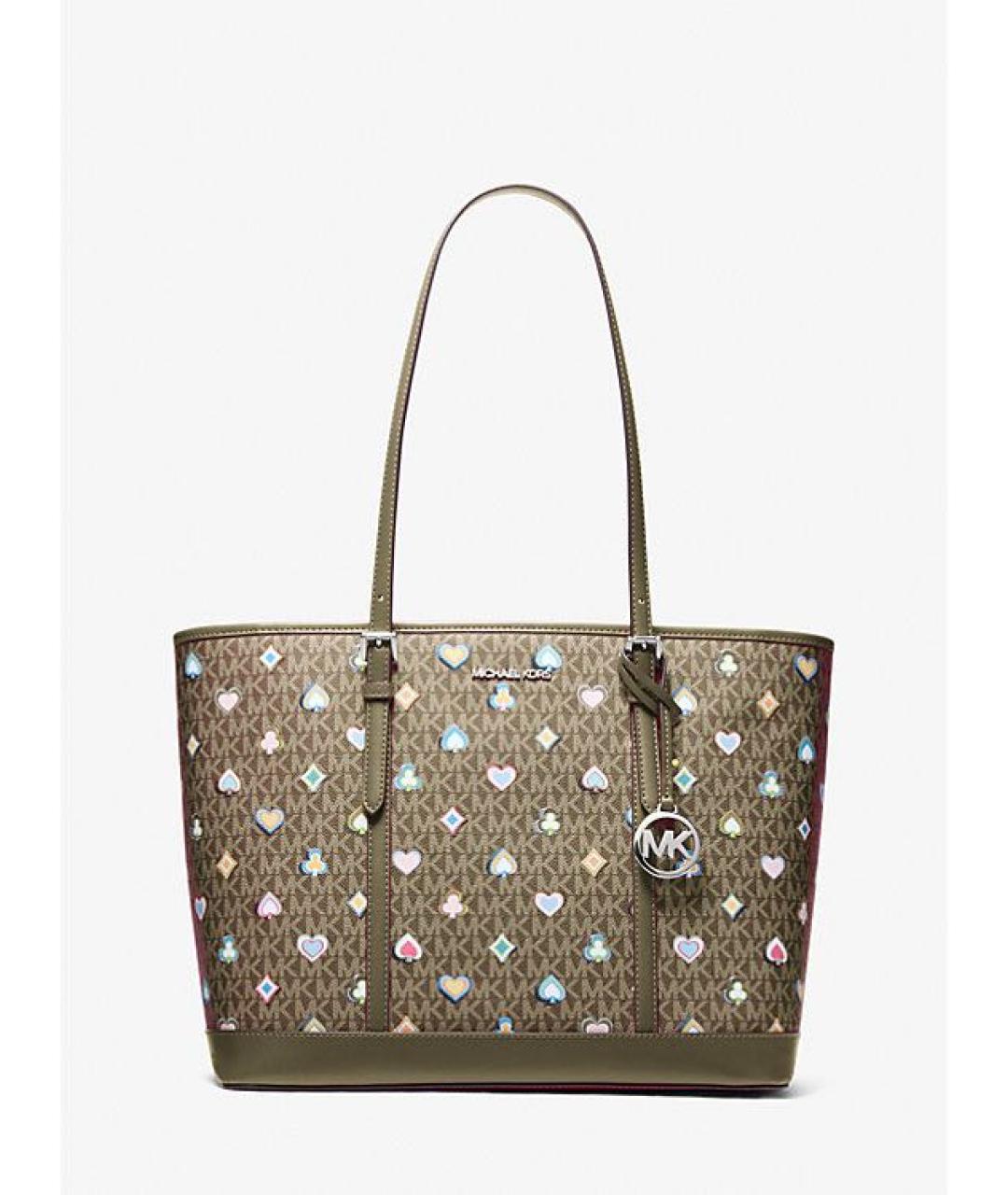 MICHAEL KORS Коричневая сумка тоут, фото 7
