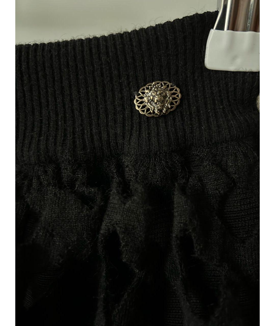 CHANEL Черная синтетическая юбка миди, фото 3