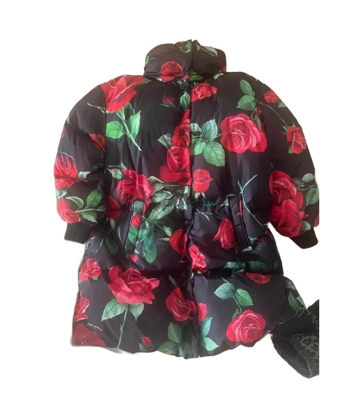 DOLCE&GABBANA Мульти полиэстеровый пуховик, фото 4