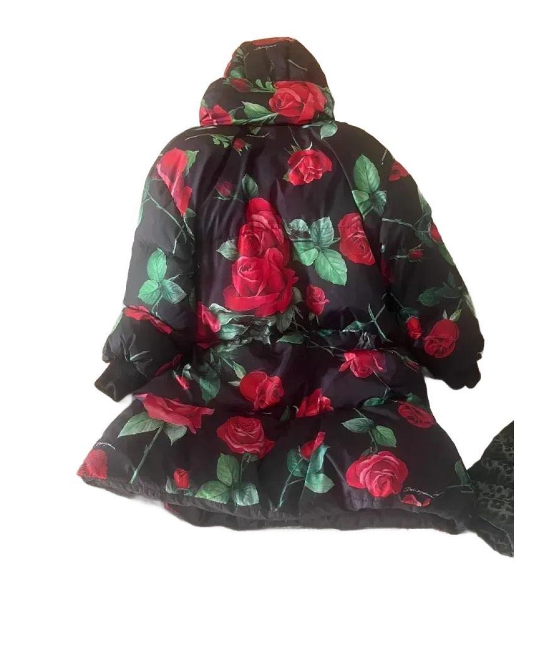 DOLCE&GABBANA Мульти полиэстеровый пуховик, фото 2