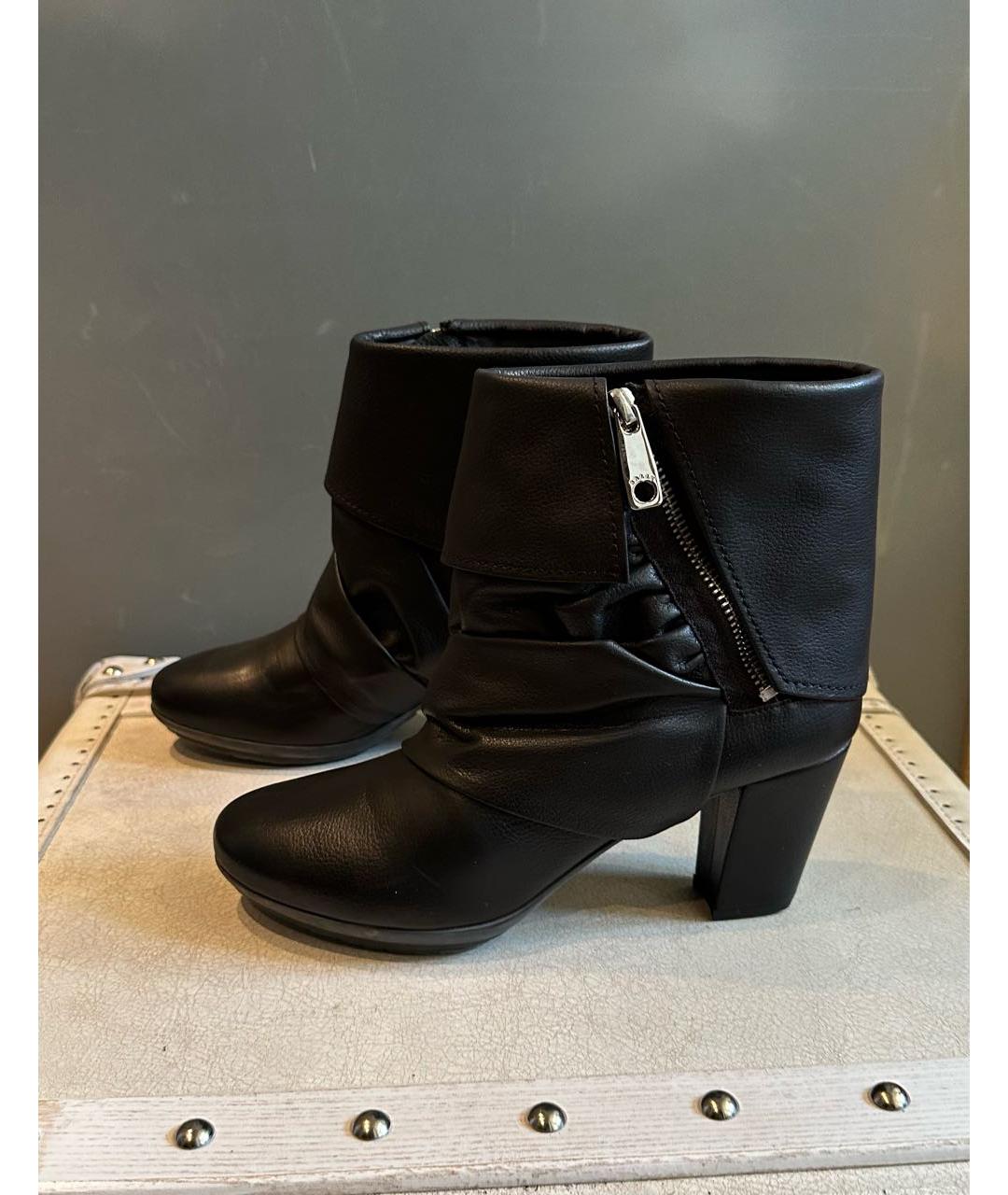 BALLY Черные кожаные ботильоны, фото 7