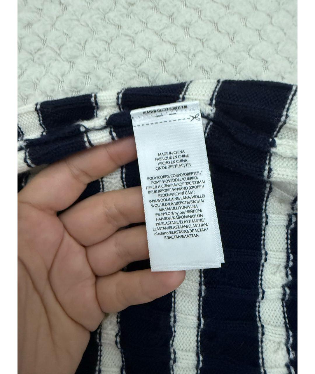 POLO RALPH LAUREN Мульти шерстяная юбка миди, фото 4