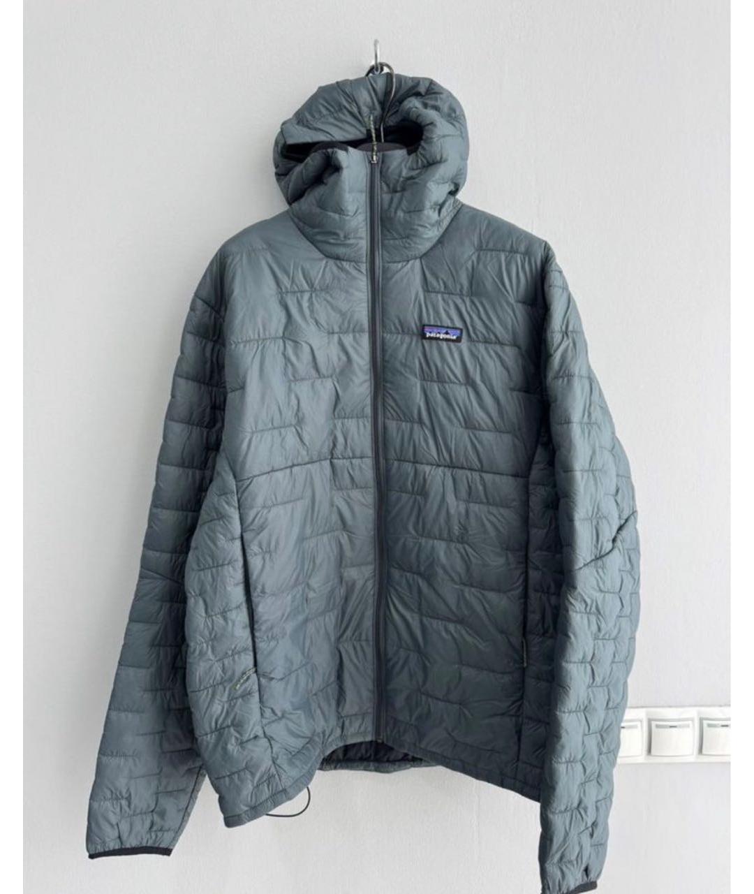 PATAGONIA Бирюзовая полиэстеровая куртка, фото 5