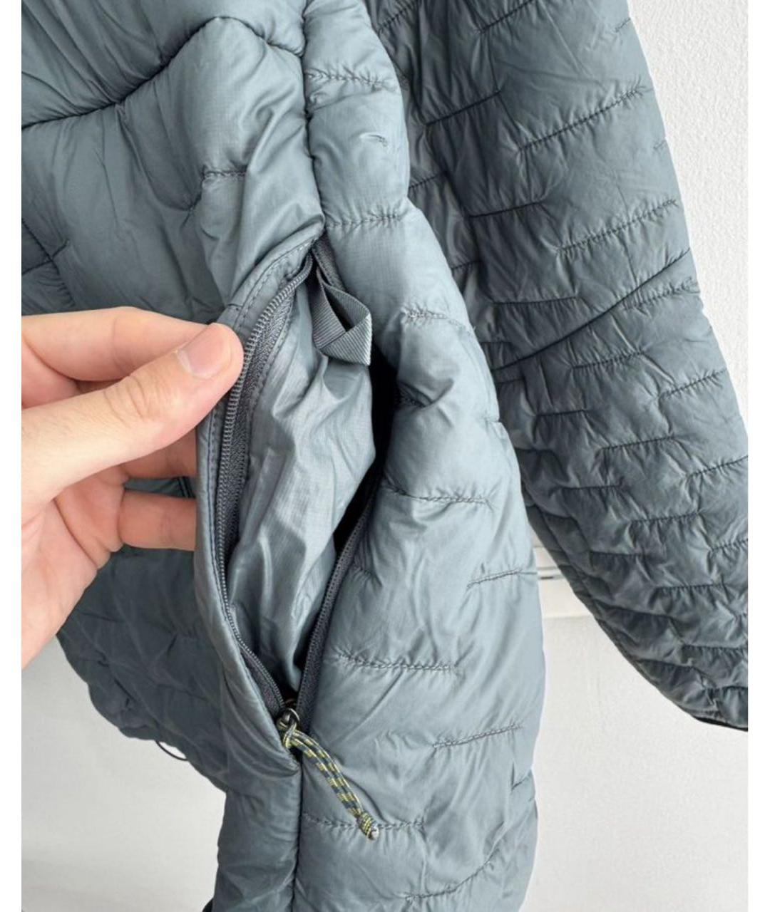 PATAGONIA Бирюзовая полиэстеровая куртка, фото 4