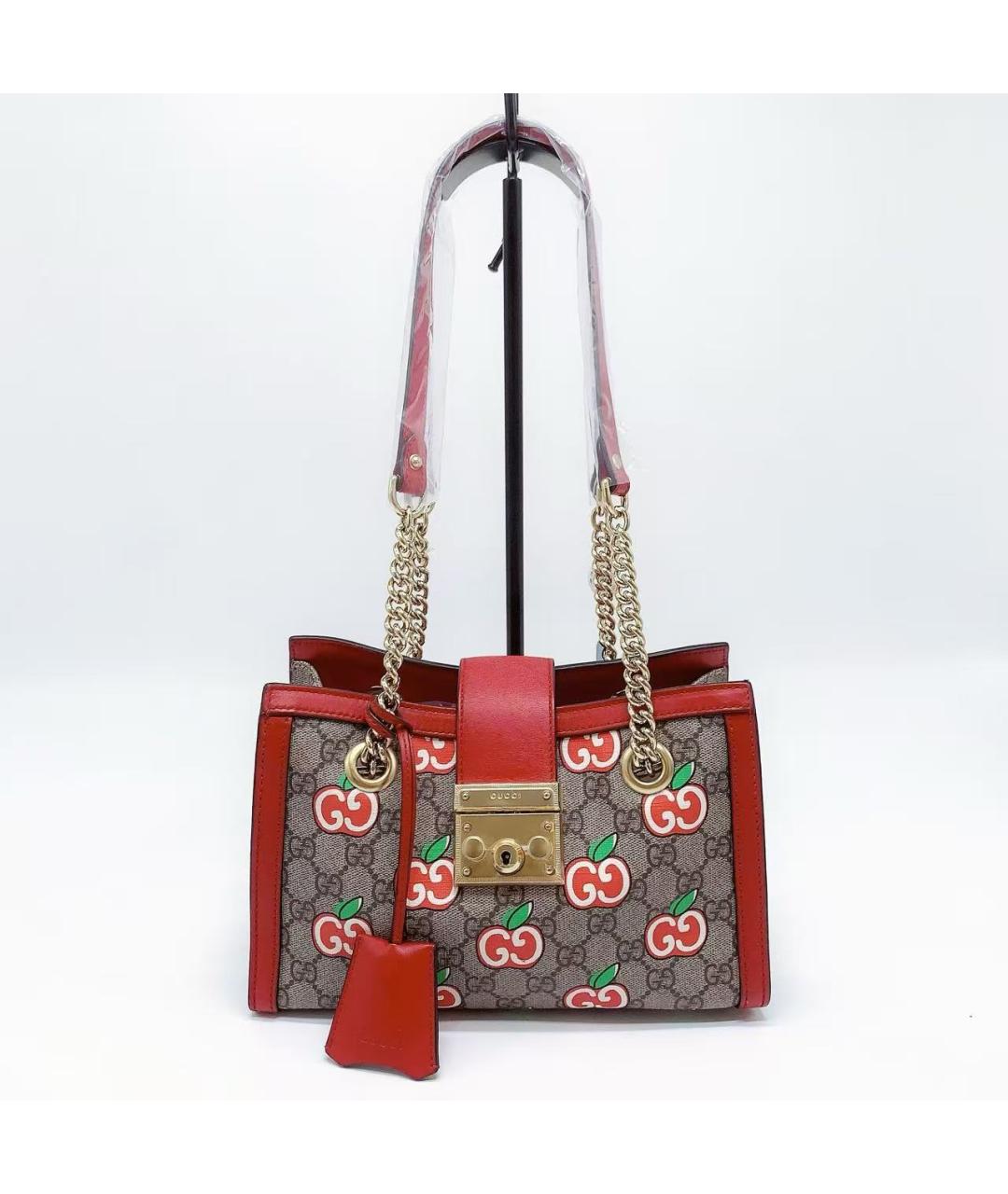 GUCCI Красная сумка через плечо, фото 3