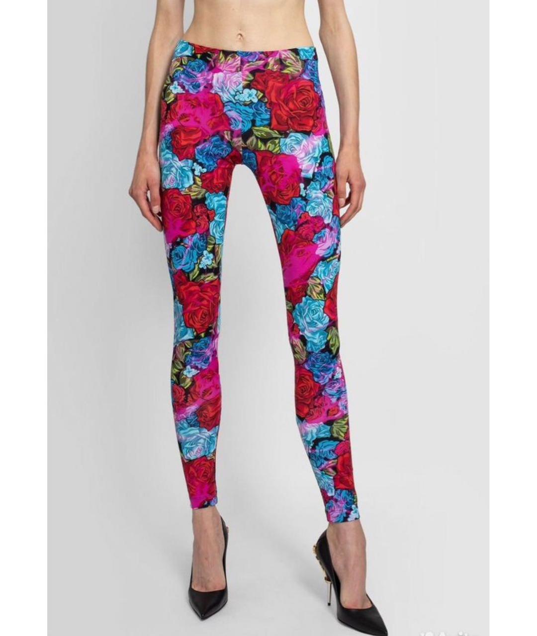 VERSACE Мульти вискозные леггинсы и велосипедки, фото 4