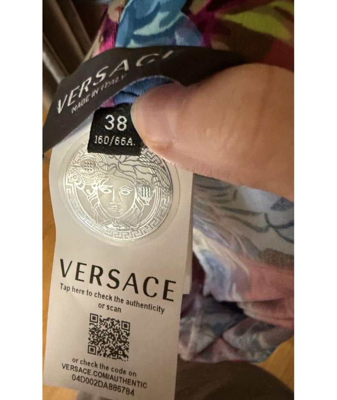 VERSACE Мульти вискозные леггинсы и велосипедки, фото 3