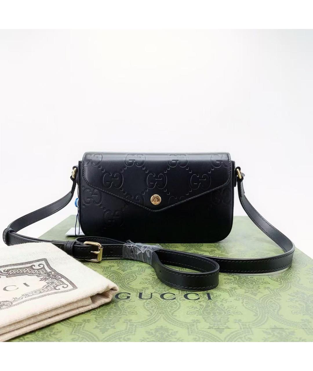 GUCCI Черная сумка через плечо, фото 2