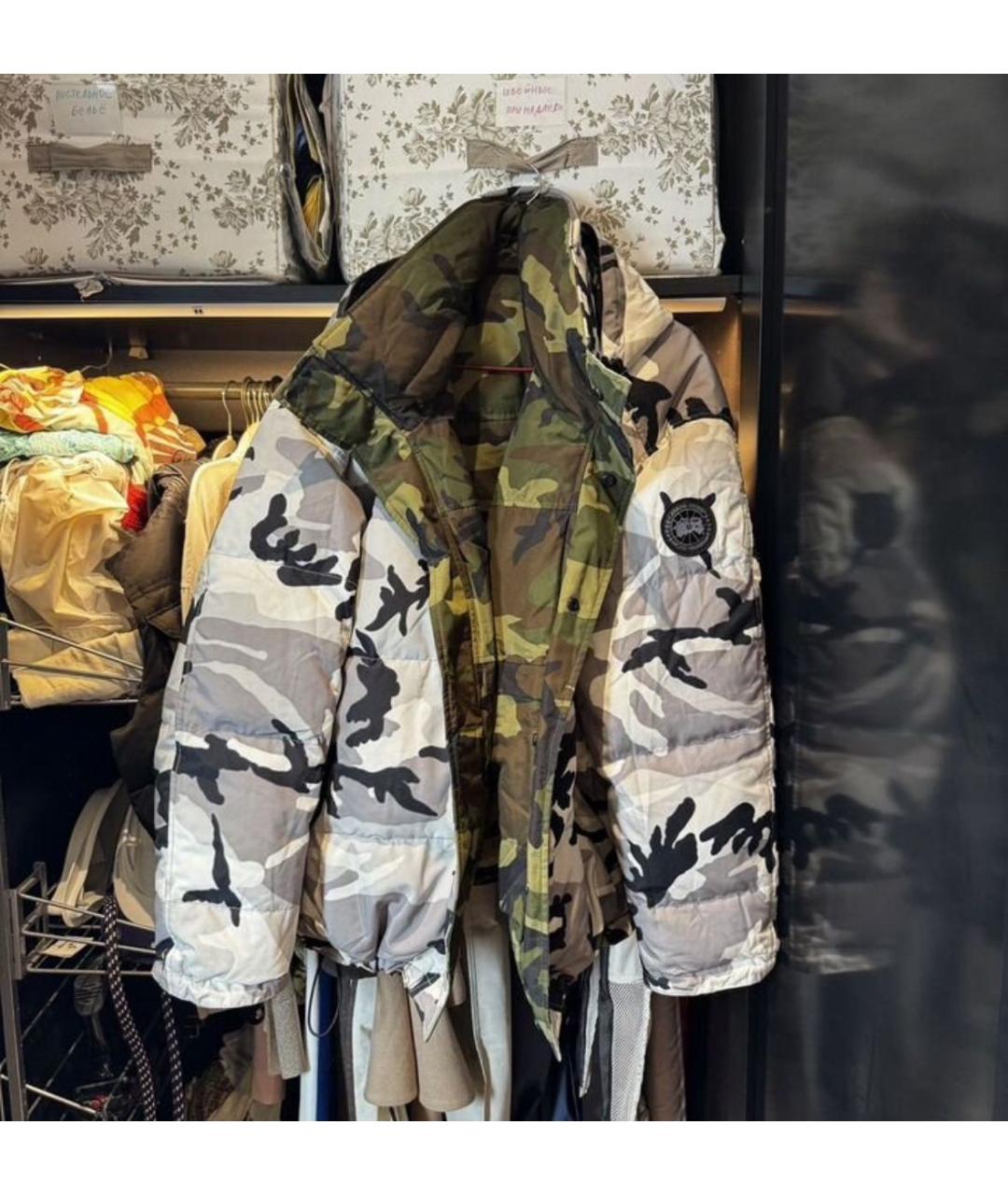 VETEMENTS Хаки полиэстеровый пуховик, фото 8