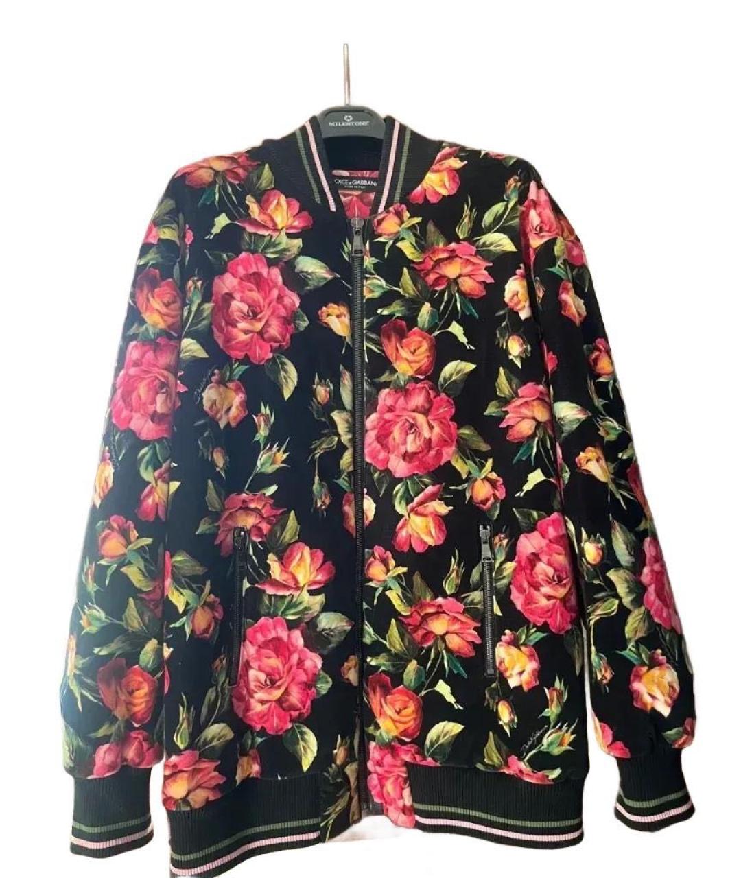 DOLCE&GABBANA Мульти хлопковая куртка, фото 4