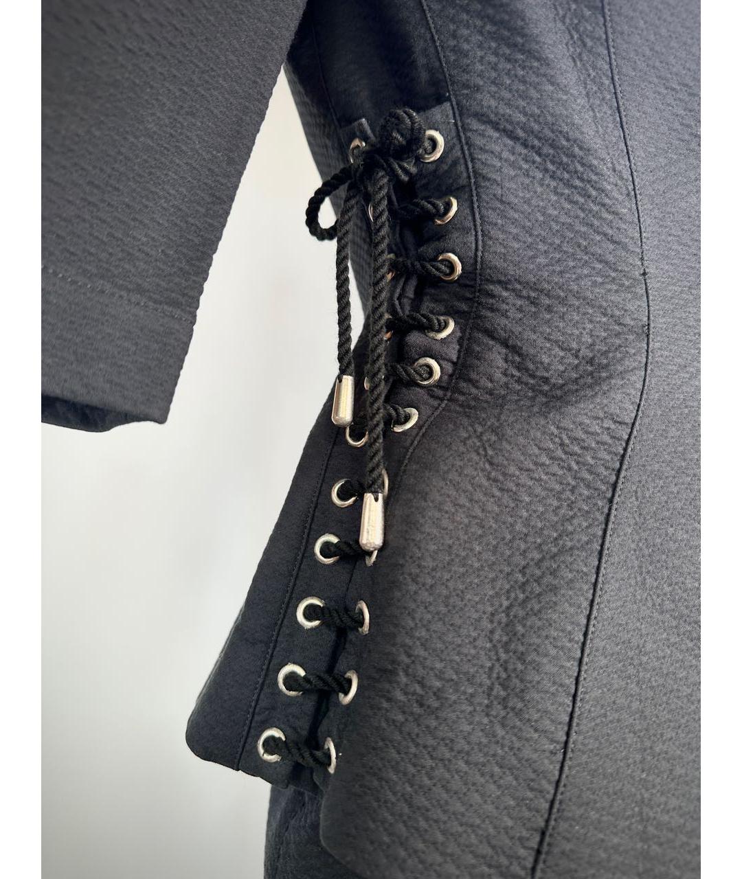 THIERRY MUGLER VINTAGE Черный костюм с юбками, фото 6