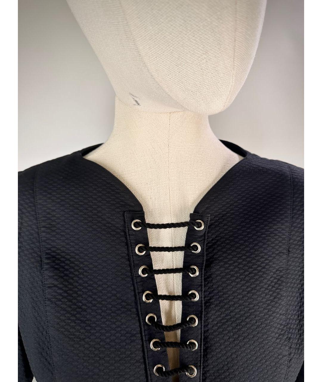 THIERRY MUGLER VINTAGE Черный костюм с юбками, фото 5