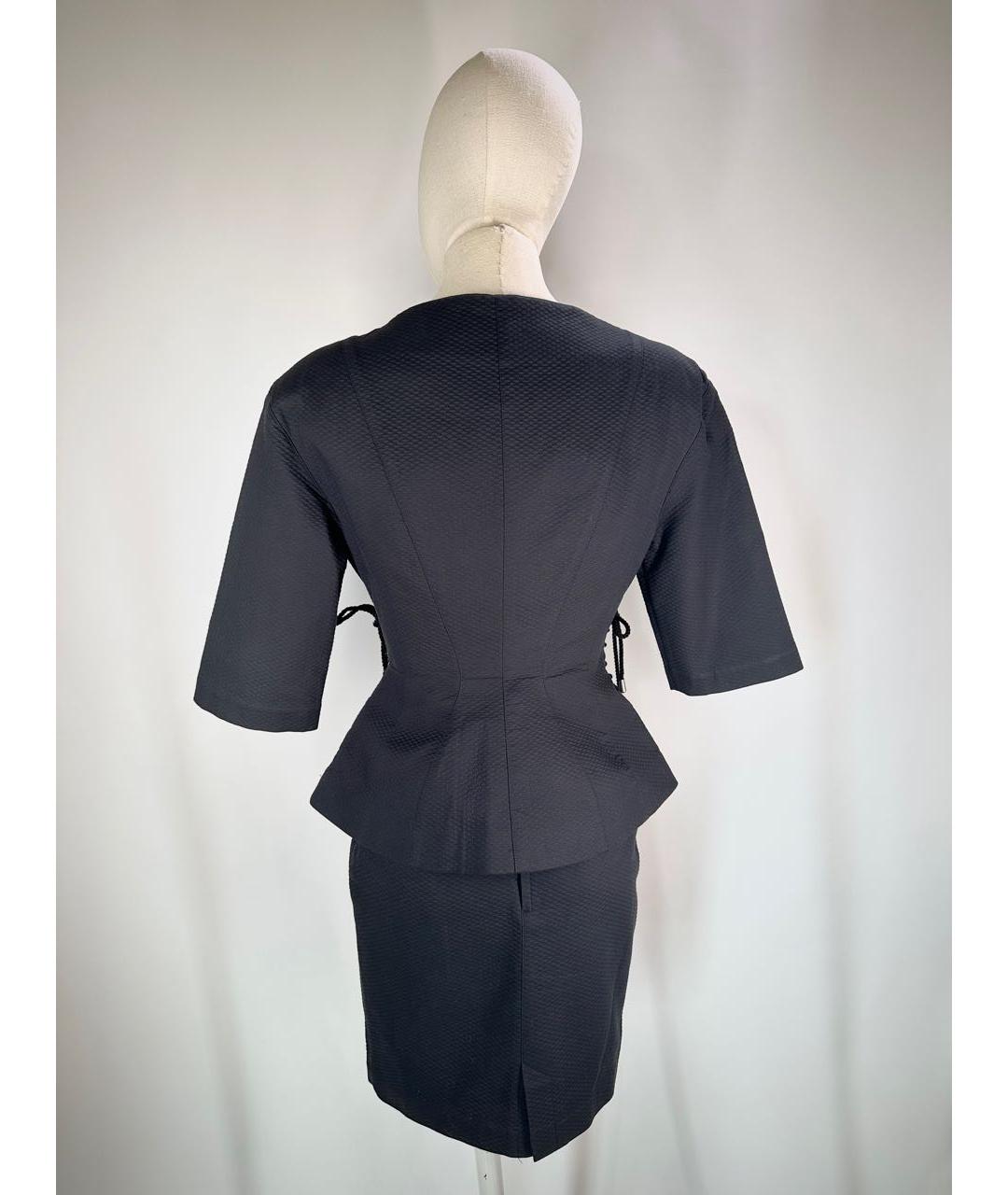 THIERRY MUGLER VINTAGE Черный костюм с юбками, фото 4