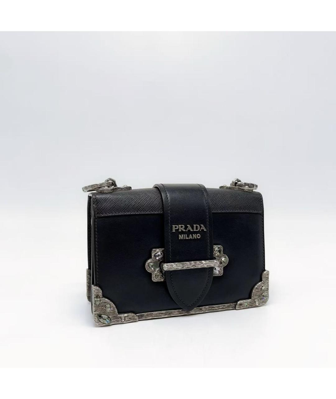 PRADA Черная сумка через плечо, фото 4
