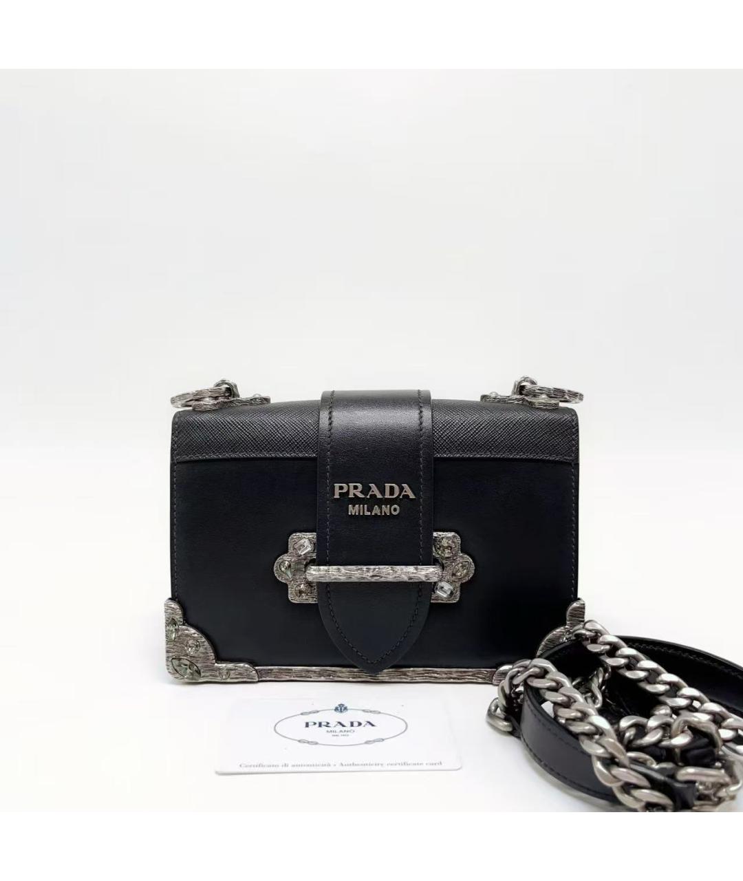 PRADA Черная сумка через плечо, фото 3