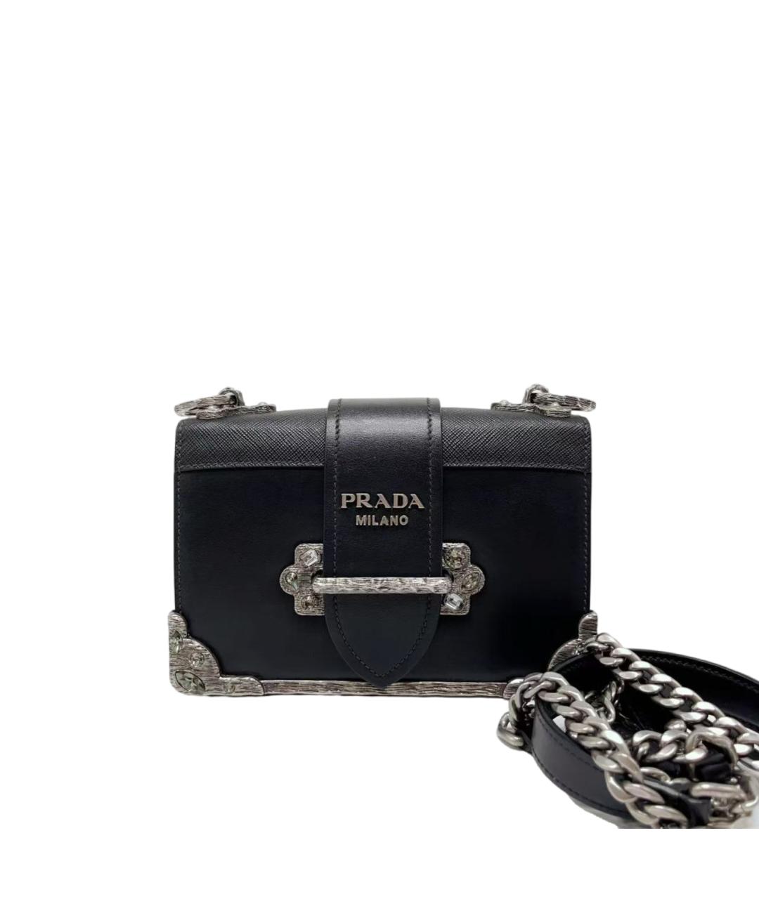 PRADA Черная сумка через плечо, фото 6
