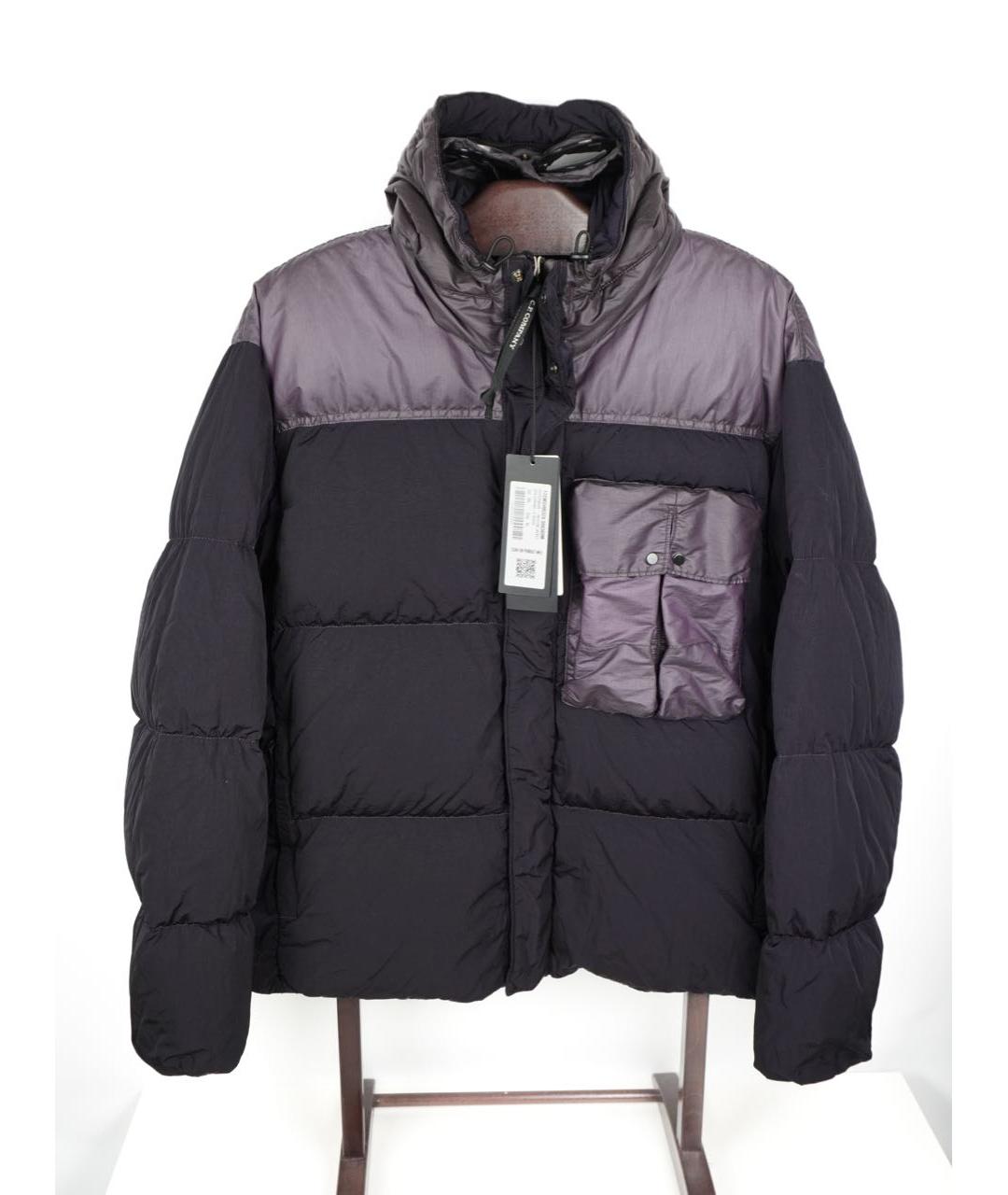 CP COMPANY Фиолетовый полиамидовый пуховик, фото 9